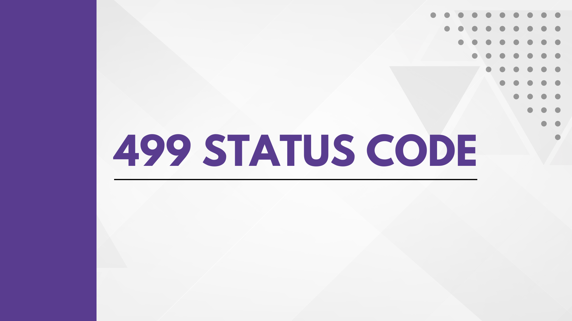 Featured image for 499 Status Code