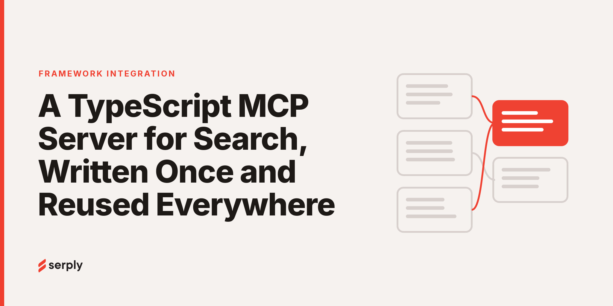 An MCP server exposing search tools to multiple clients